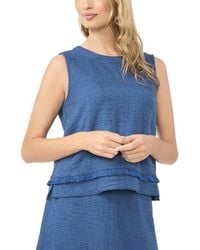 Vince Camuto - Sleeveless Crewneck Top - Lyst