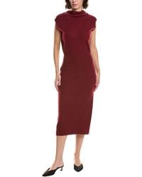 Elan - Wool-Blend Midi Dress - Lyst