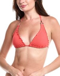 Sea Level - Messina Halter Slide Triangle Bikini Top - Lyst
