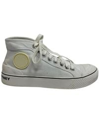 Stella McCartney - Canvas Logo Accent High-Top Sneaker (Authentic Pre- Loved) - Lyst