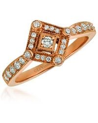Le Vian - Le Vian 14k Strawberry Gold 0.33 Ct. Tw. Diamond Ring - Lyst
