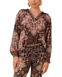 Hale Bob - Braelynn Silk Top - Lyst