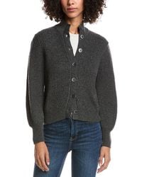 Forte - Button Wool & Cashmere-Blend Cardigan - Lyst