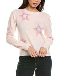 Brodie Cashmere - Star Dust Crewneck Cashmere Sweater - Lyst