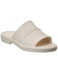 Ferragamo - Giuneva 3D Logo Rubber Sandal - Lyst
