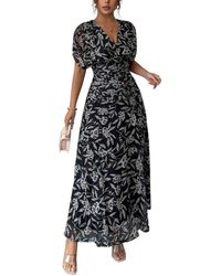 XIRELLI - Print Maxi Dress - Lyst