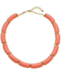 Kenneth Jay Lane - Plated Beaded Necklace - Lyst