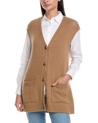 Lafayette 148 New York - Camel Hair Sweater Vest - Lyst