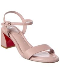 Christian Louboutin - Miss Jane 55 Leather Sandal - Lyst