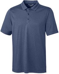 Cutter & Buck - Cascade Melange Stripe Polo Shirt - Lyst