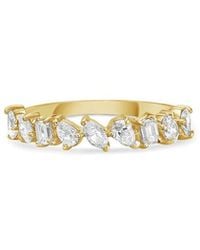 Forever Creations USA Inc. - Forever Creations 14K 0.76 Ct. Tw. Diamond Half-Eternity Ring - Lyst