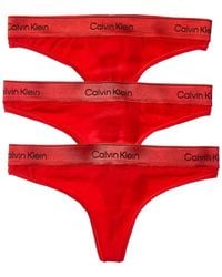 Calvin Klein - 3Pk Thong - Lyst