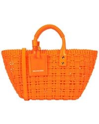 Balenciaga - Bistro Xs Basket Leather Top Handle Bag - Lyst