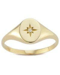 Ember Fine Jewelry - 14K 0.02 Ct. Tw. Diamond Ring - Lyst