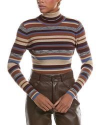 L'Agence - 'Agence Olene Stripe Turtleneck - Lyst