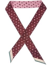 Fendi - Wrappy Silk Scarf - Lyst