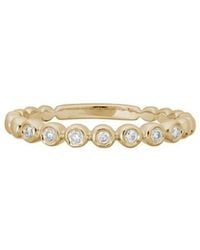 Diamond Select Cuts - 14K Diamond Half-Eternity Ring 0.08 Ct - Lyst