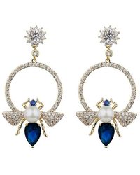 Eye Candy LA - Luxe Collection Cz Queen Bee Statement Earrings - Lyst