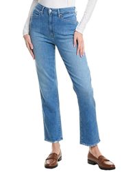 PAIGE - Knockout Jolene Princess Tapered Leg Jean - Lyst