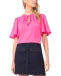Vince Camuto - Tie Neck Princess Sleeve Blouse - Lyst