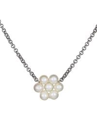 Belpearl - Silver 4-5mm Pearl Necklace - Lyst