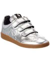 Isabel Marant - Beth Embossed Leather Sneaker - Lyst