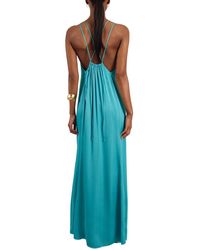 reiss vida satin halter dress Reiss Thalia Fitted Plunge Neck Satin Maxi Dress, Black