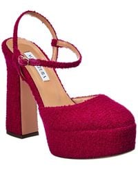 Aquazzura - Groove Plateau 120 Boucle Platform Sandal - Lyst