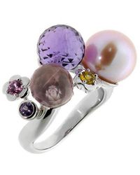 Chanel - 18K Gemstone Camelia Ring (Authentic Pre-Owned) - Lyst