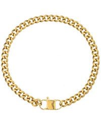 Eye Candy LA The Luxe Collection Titanium Cuban Link Chain Necklace - Metallic