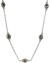 Pearls - Imperial Brillance 9-10Mm Tahitian Pearl Necklace - Lyst