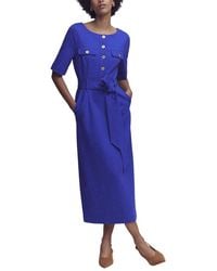 Boden - Bria Ponte Midi Dress - Lyst