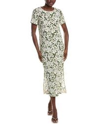 Max Mara - Weekend Giudy Silk Midi Dress - Lyst
