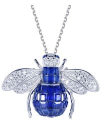 Suzy Levian CZ Jewelry - Suzy Levian Cz Bumble Bee Necklace - Lyst