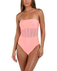 Sunshine 79 - Sunshine Solids Bandeau One-Piece - Lyst