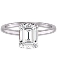 Lab Grown Diamonds - 14K 2.00 Ct. Tw. Lab-Grown Diamond Classic Lotus Ring - Lyst