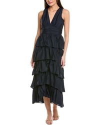 1.STATE - Cascading Ruffle Maxi Dress - Lyst