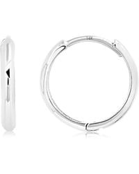 MaxColor - 14K Huggie Earrings - Lyst