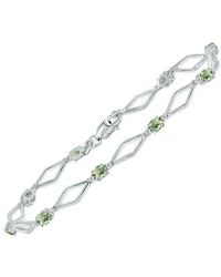 Gemstones - 1.60 Ct. Tw. Diamond & Amethyst Bracelet - Lyst