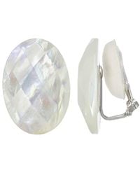 Margo Morrison - Sterling Silver Freshwater Pearl Clip-On Earrings - Lyst