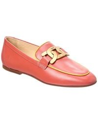 Tod's - Cuoio Leather Loafer - Lyst