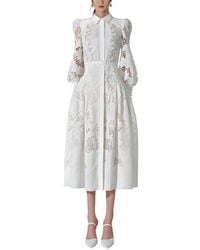 Silvia Rufino - Midi Dress - Lyst