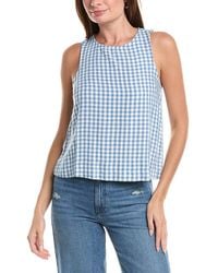 Splendid - Linen Blend Shell Tank Top - Lyst
