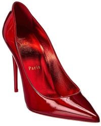 Christian Louboutin So Kate 120 Patent Pump - Red
