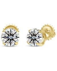 SuperJeweler - 14K 2.00 Ct. Tw. Lab-Grown Diamond Earrings - Lyst