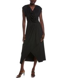 BOSS - Boss Elena Pleated Midi Dress - Lyst