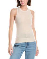Minnie Rose - Cashmere-Blend Tank Top - Lyst