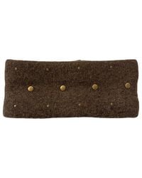 Nicole Miller - Studded Knit Wool-Blend Headband - Lyst