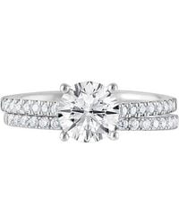 Lab Grown Diamonds - 14K 2.00 Ct. Tw. Lab-Grown Diamond Bridal Ring Set - Lyst