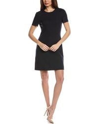 BOSS - Donalara Wool-Blend Sheath Dress - Lyst
